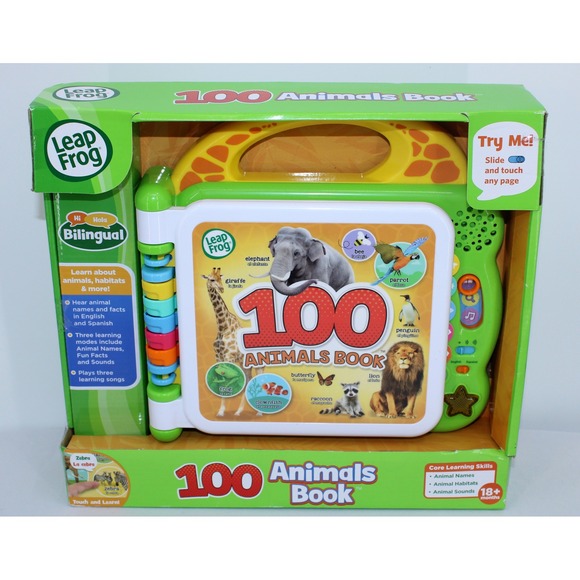 Leapfrog | Toys | Leap Frog 0 Animals Book Interactive Bilingual ...